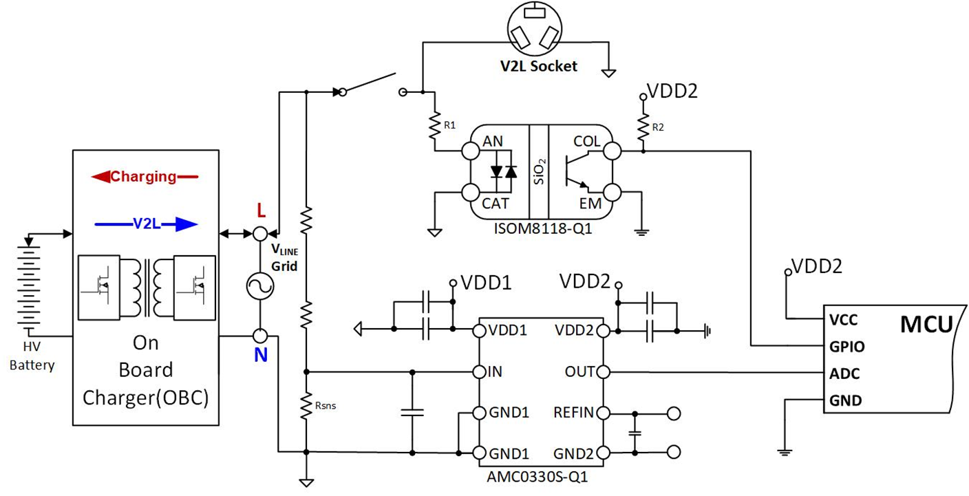  基于 ISOM8118-Q1 的繼電器焊縫檢測電路