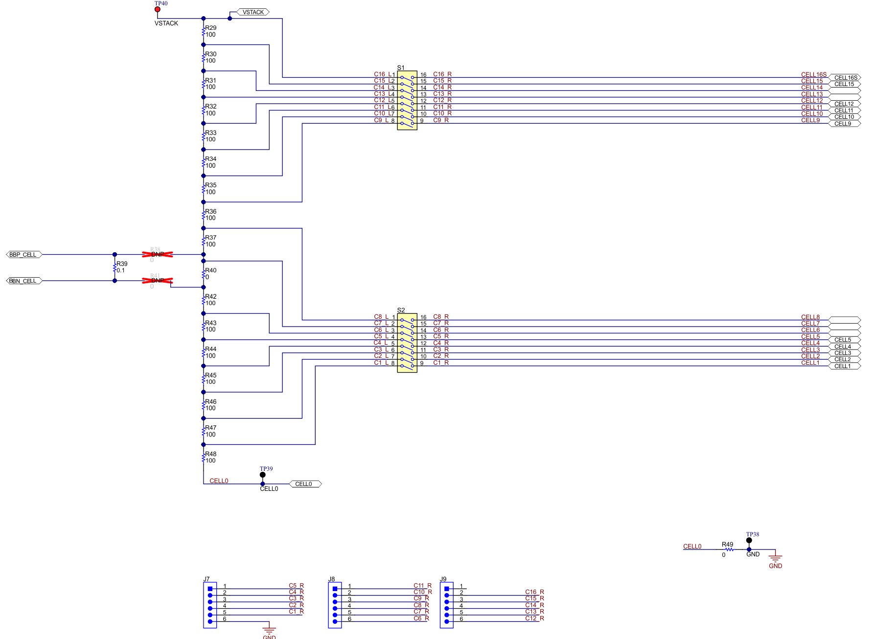 BQ79616-Q1 BQ75614-Q1 BQ79656-Q1 BQ79616EVM 原理圖第 3 部分