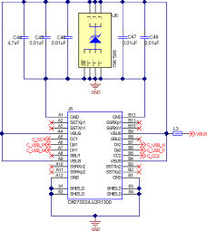 TIDA-050047 USB Type-C? 插座電路與 TVS2200