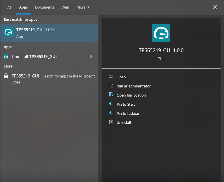 TPS65219 TPS65219EVM PMIC GUI 桌面應(yīng)用