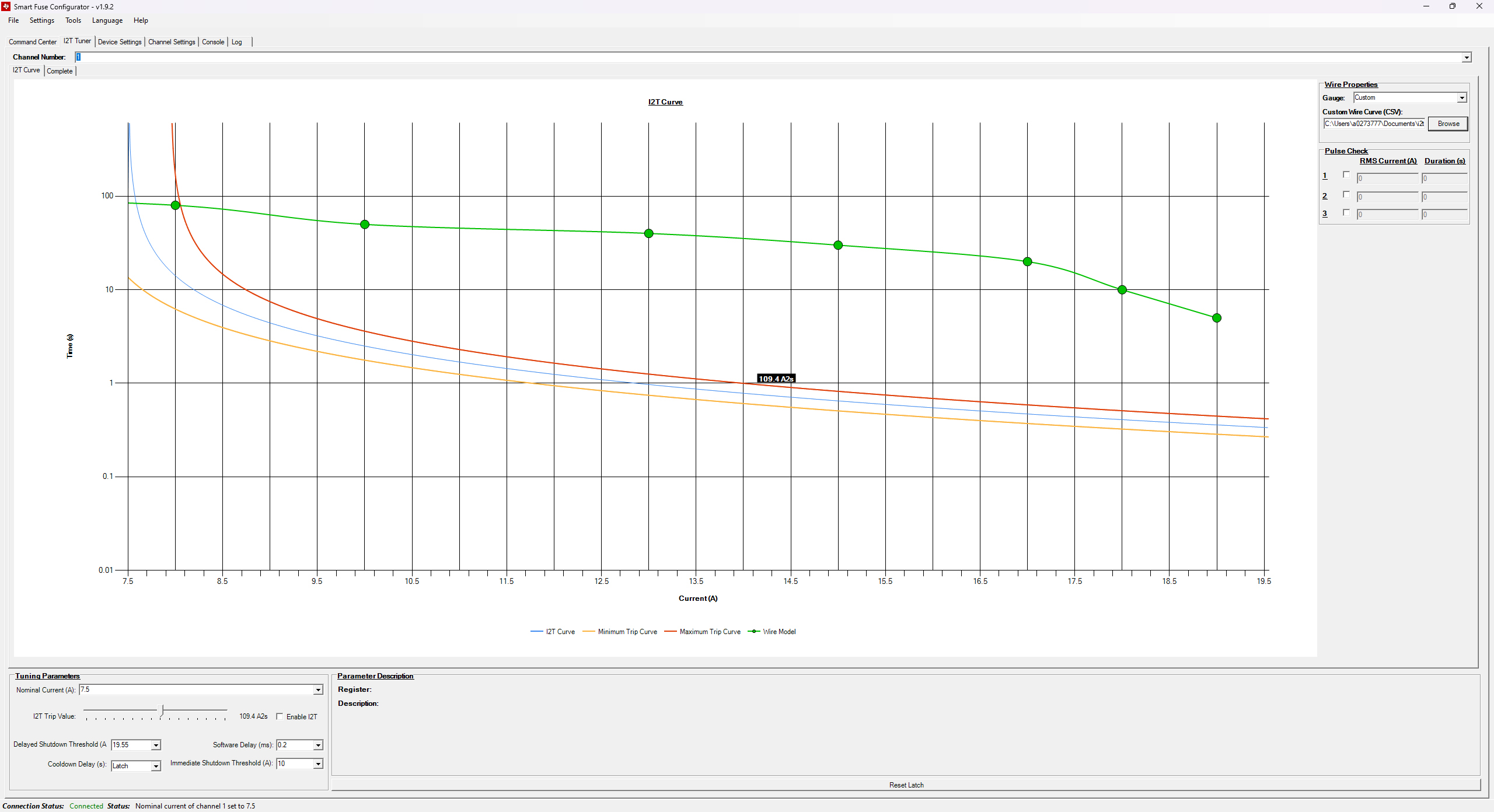 TPS2HCS10-Q1 定制導(dǎo)線模型