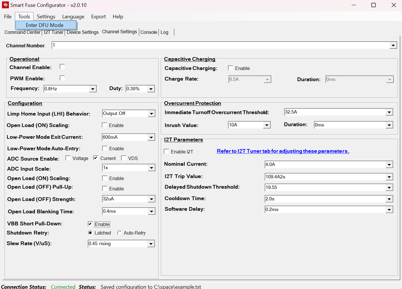 TPS2HCS10-Q1 進(jìn)入固件更新模式