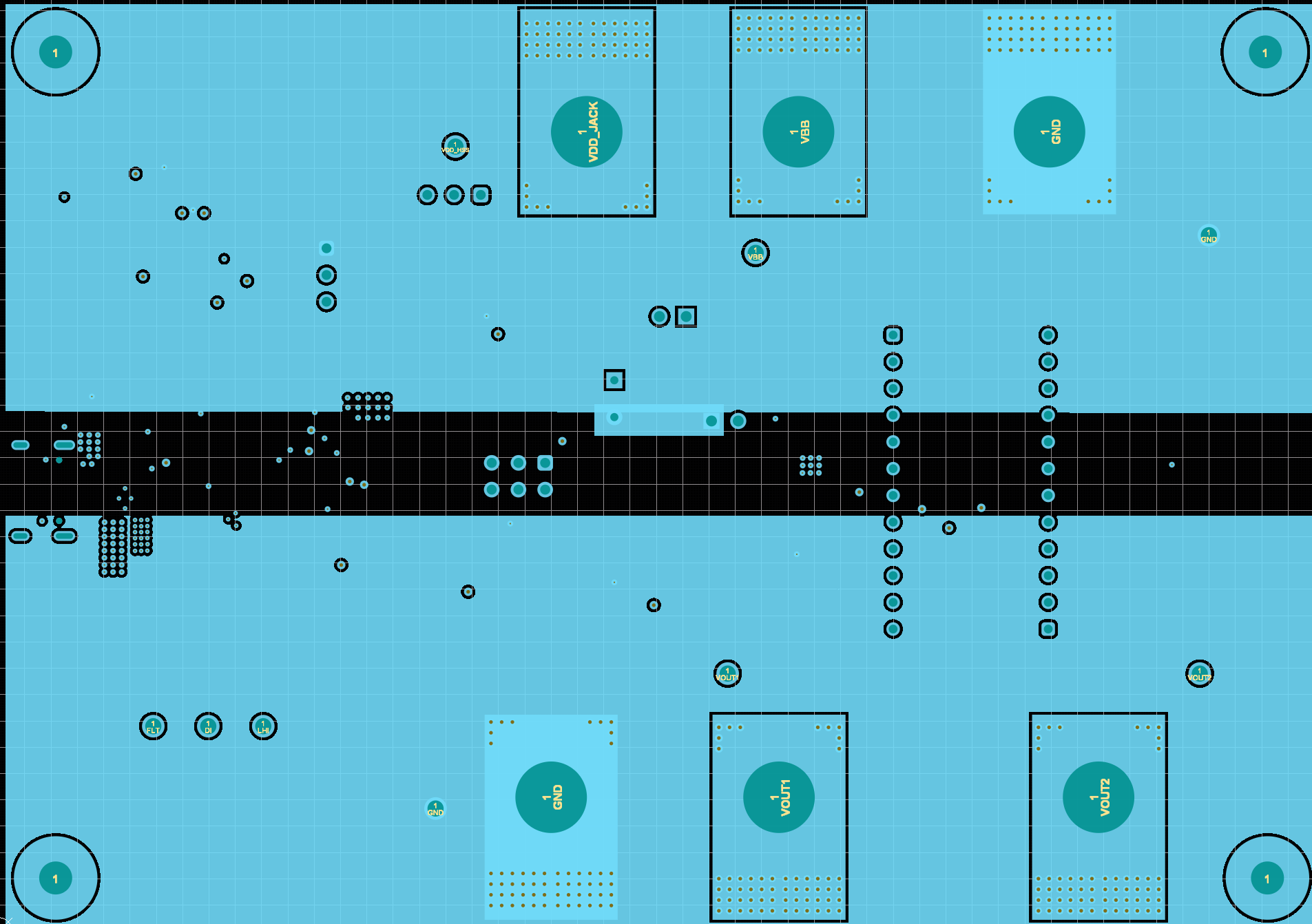 TPS2HCS10-Q1 HSS-HCMOTHERBRDEVM 接地層