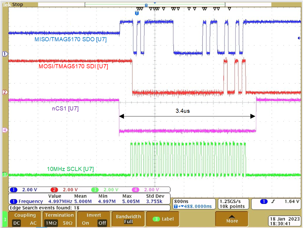 TIDA-060045 SPI 32 位幀時序