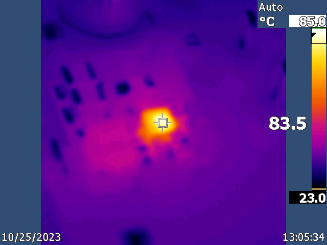 LMR66430-2EVM 3A 負(fù)載時的熱捕獲