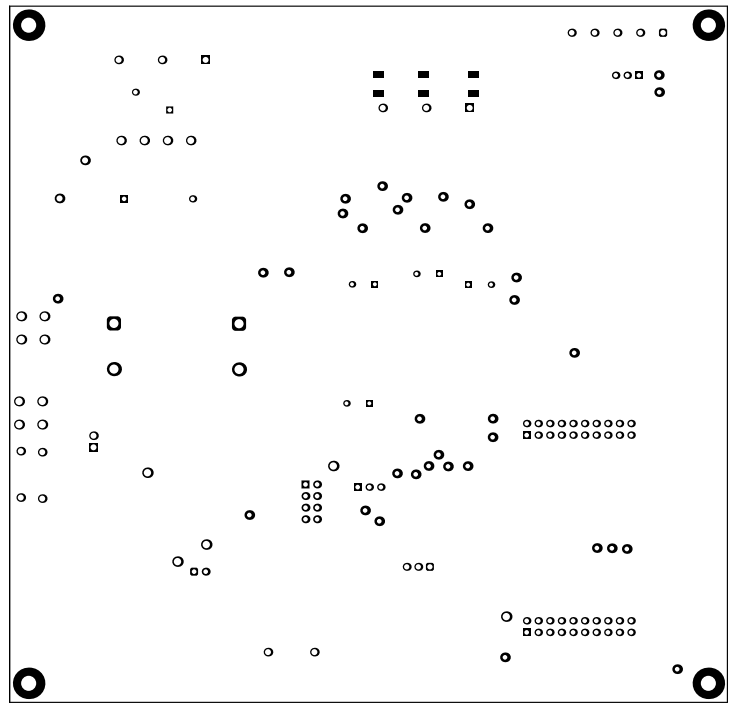 DRV7308EVM EVM 底部阻焊層