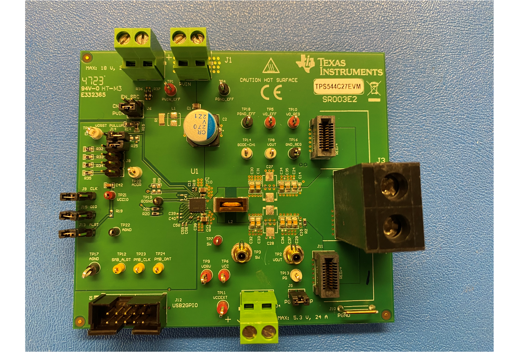 TPS544C27 EVM 用戶接口