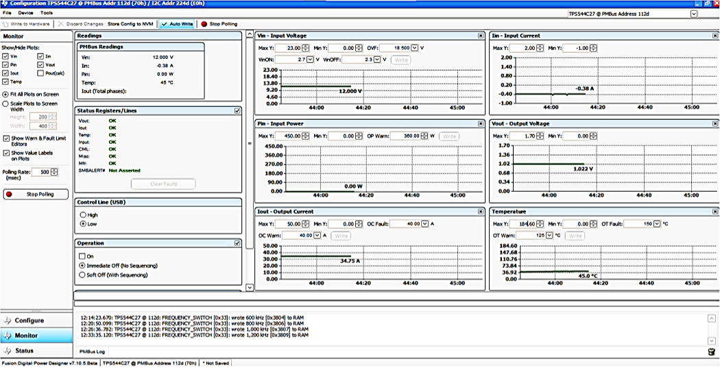 TPS544C27 監(jiān)視器屏幕