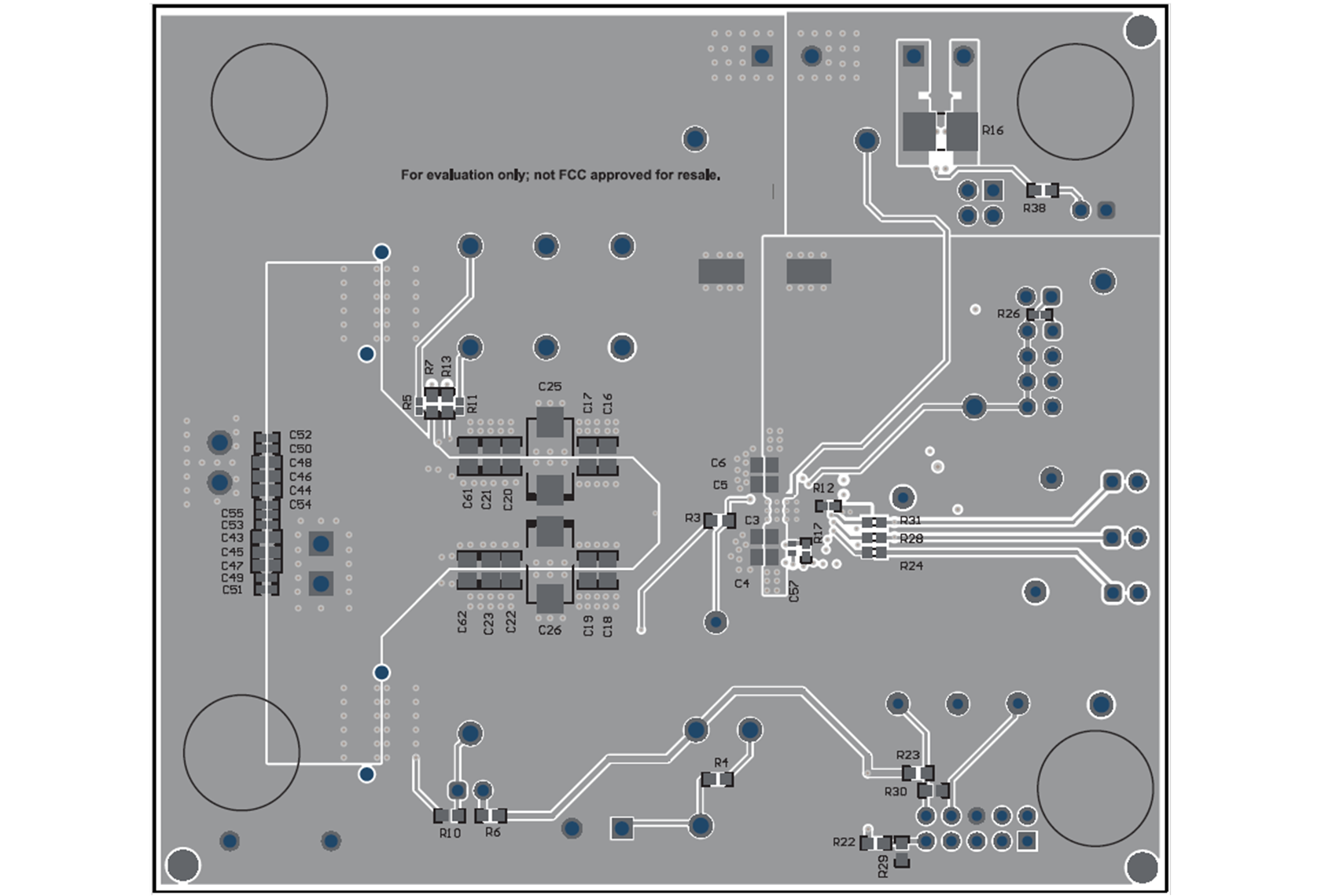 TPS544C27 TPS544C27EVM 底部復(fù)合視圖