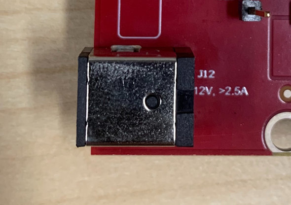 AWR2944EVM, AWR2944PEVM  12V 電源連接器