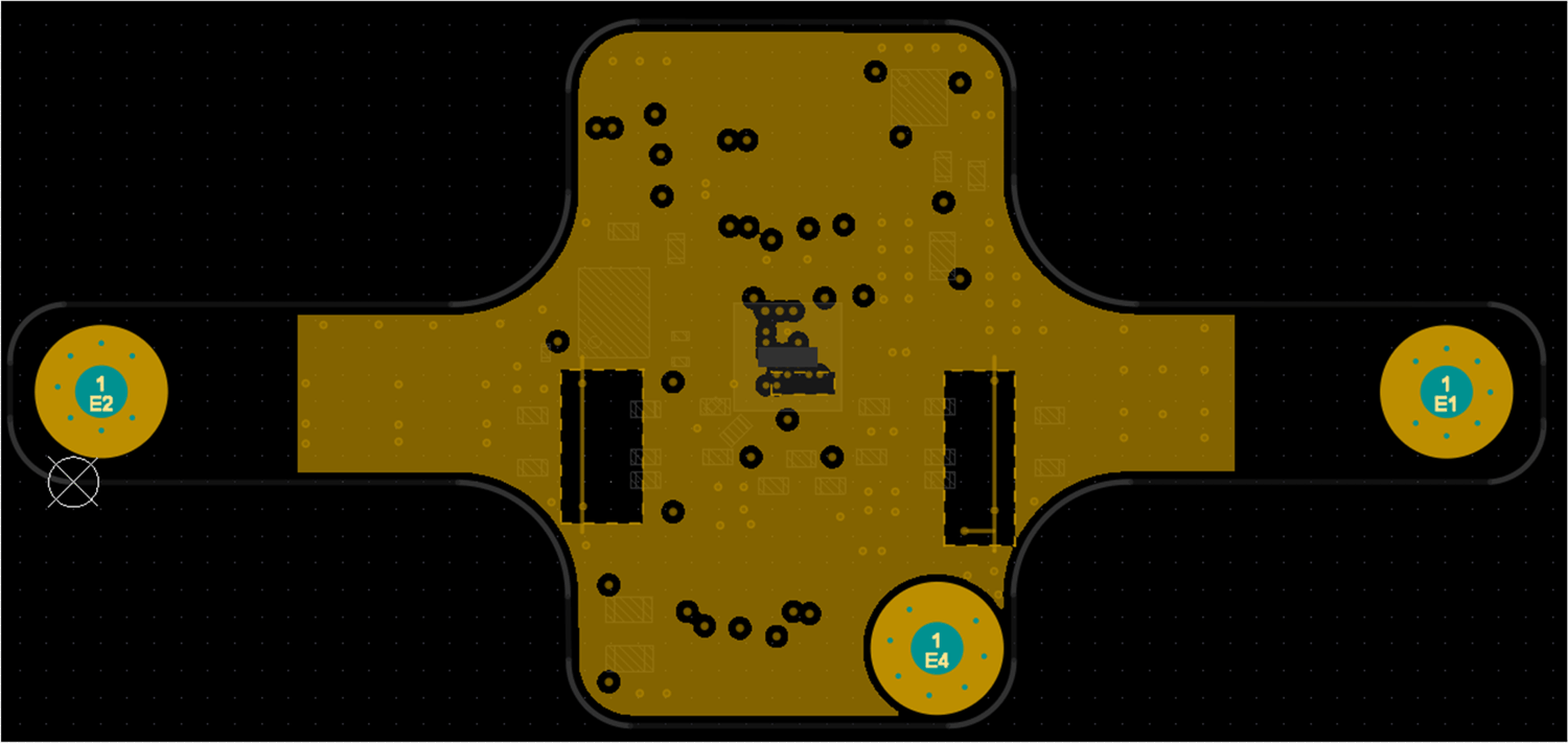 TIDA-010270 傳感器板 GND 層的布局