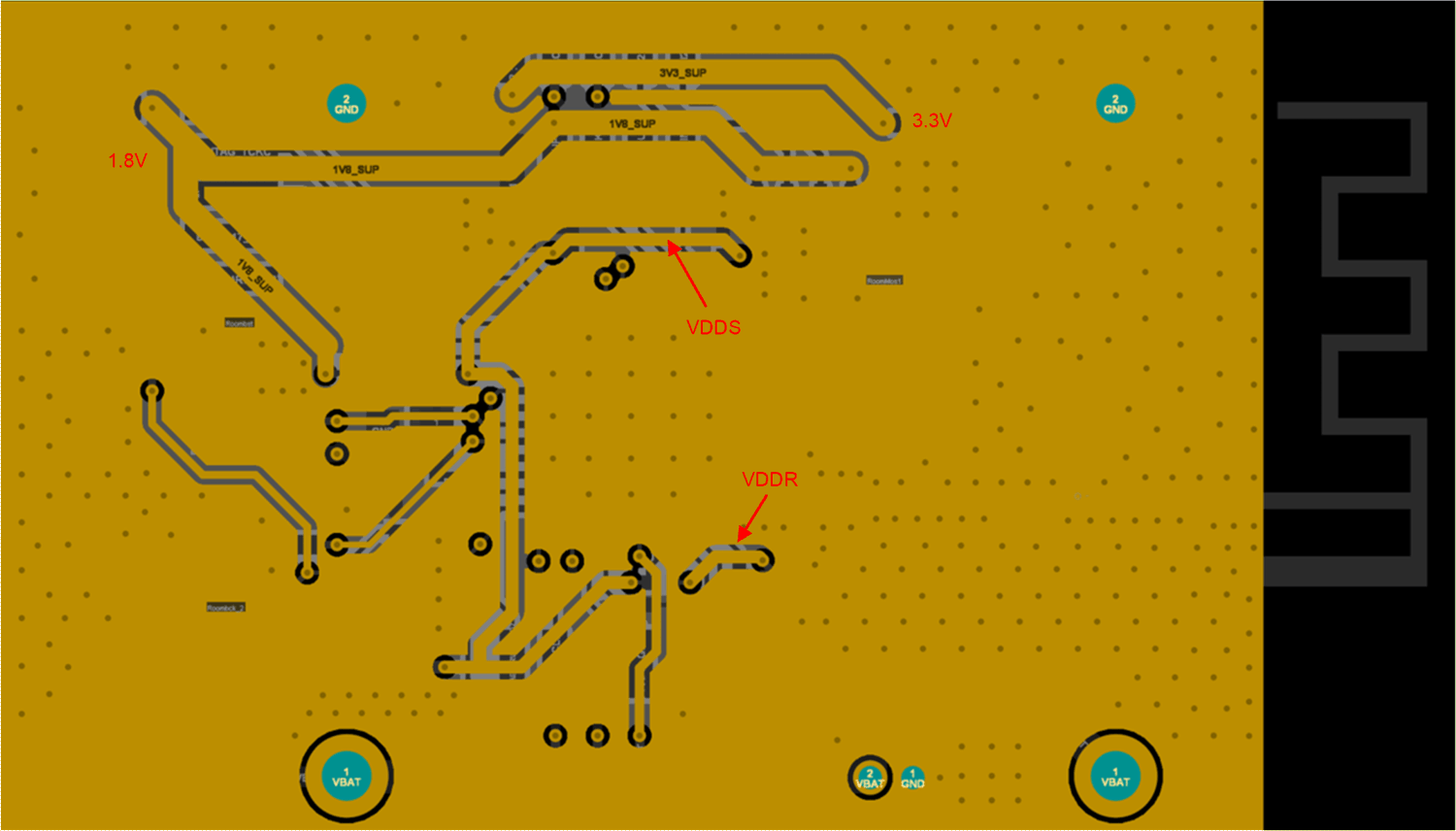 TIDA-010270 TIDA-010270 板的電源層