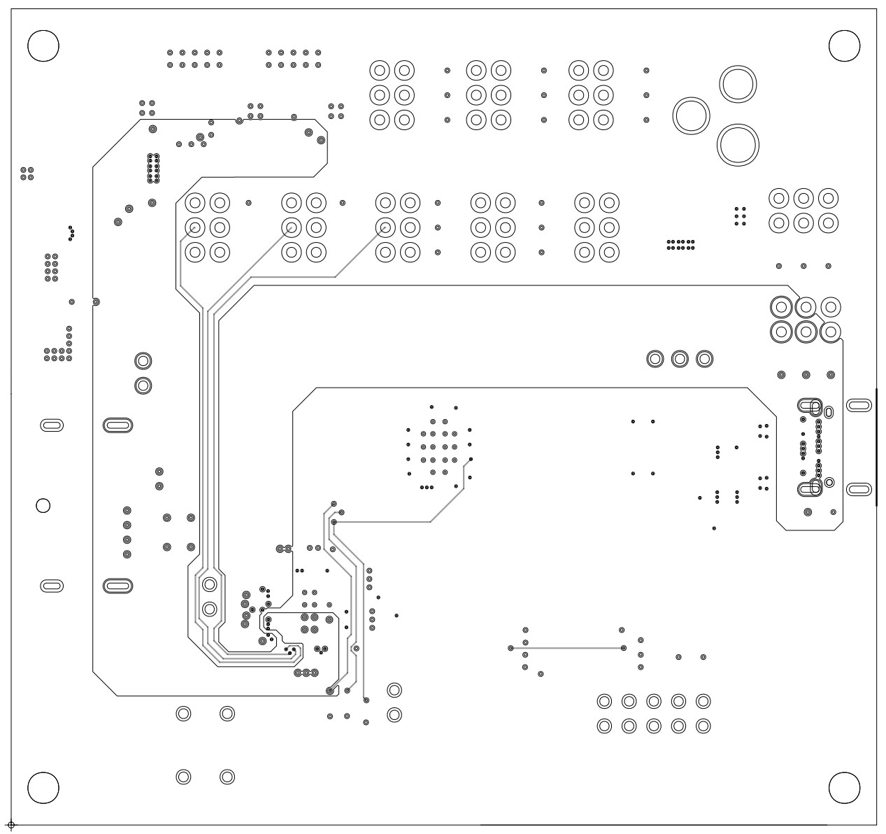 TUSB5461Q1-EVM TUSB5461-Q1 EVM PCB 第 4 層（信號）