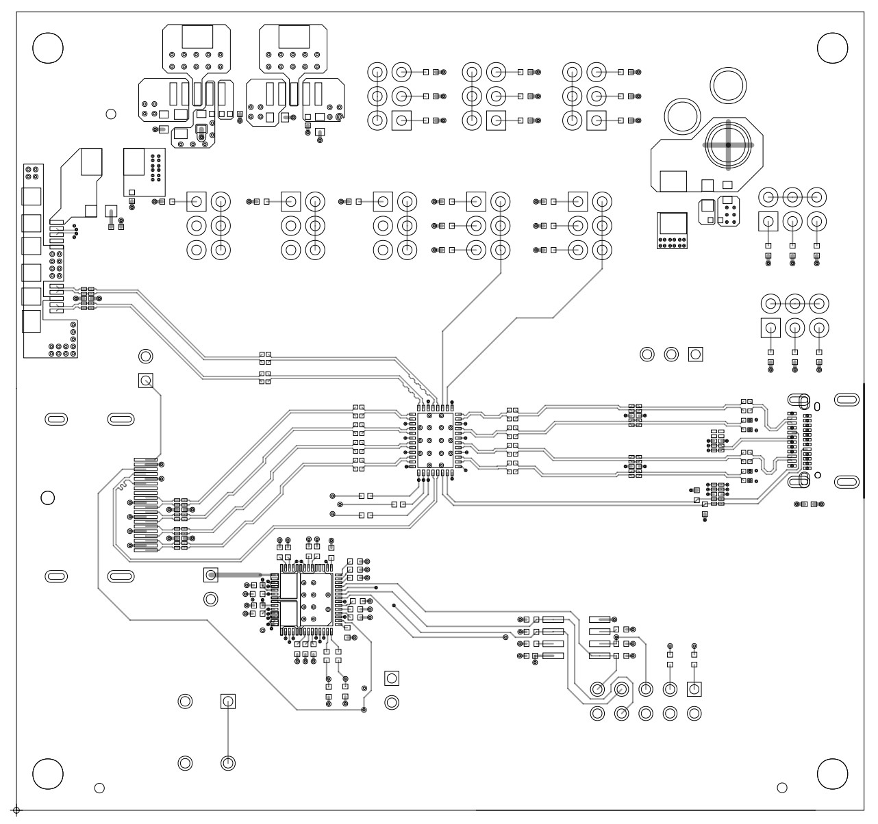 TUSB5461Q1-EVM TUSB5461-Q1 EVM PCB 第 1 層（頂部）