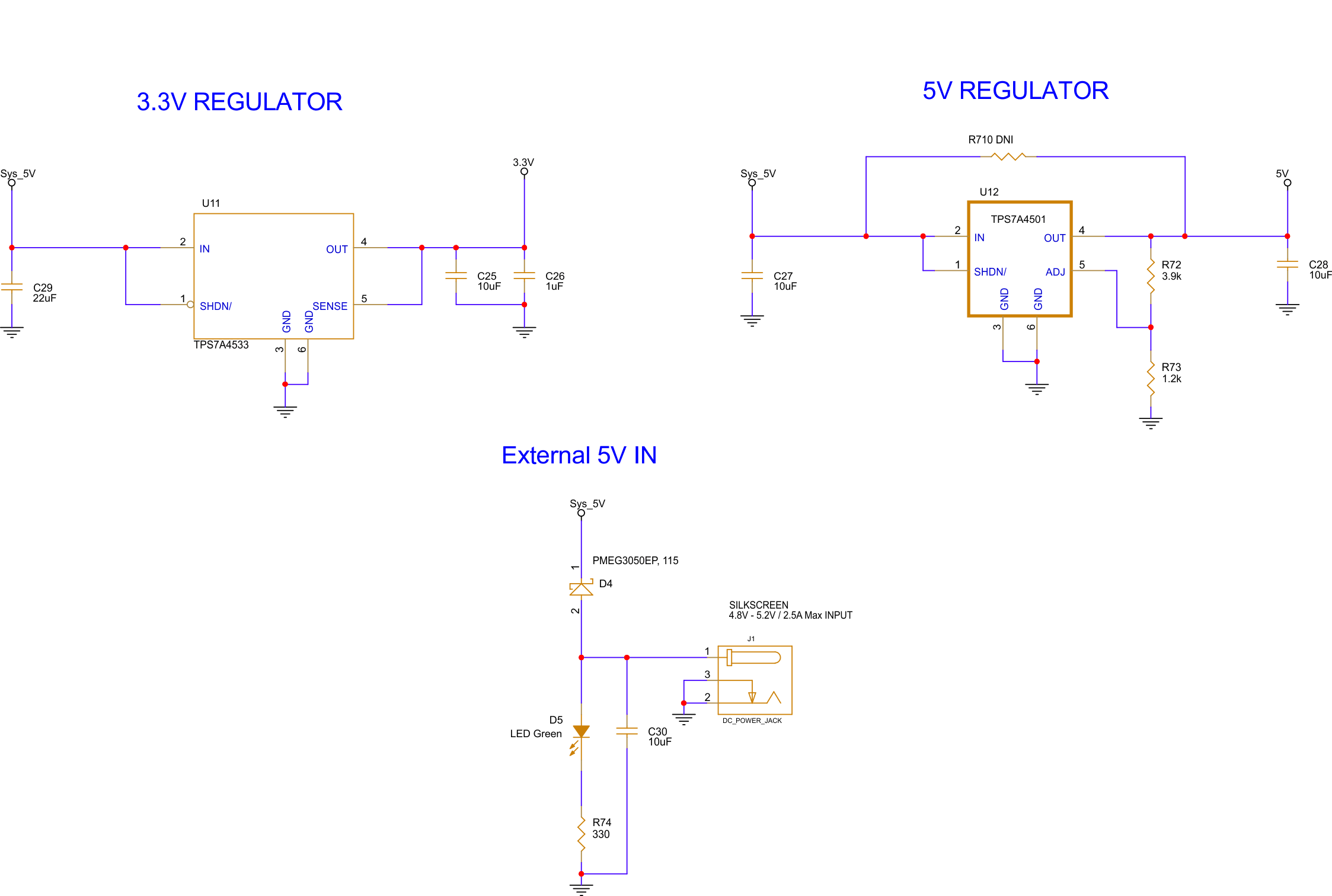 TUSB5461Q1-EVM TUSB5461-Q1 EVM 原理圖（第 4 頁(yè)）