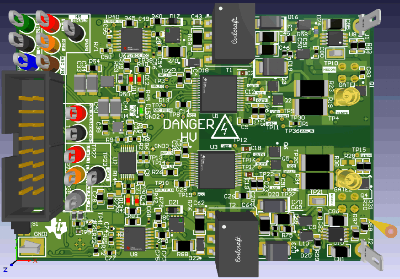 UCC2189X5YQEVM-096 UCC2189X5Y 硬件板