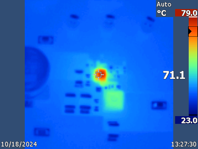 LMR66430NEP-EVM 熱捕獲，24VIN、3.3VOUT、1MHz、3A