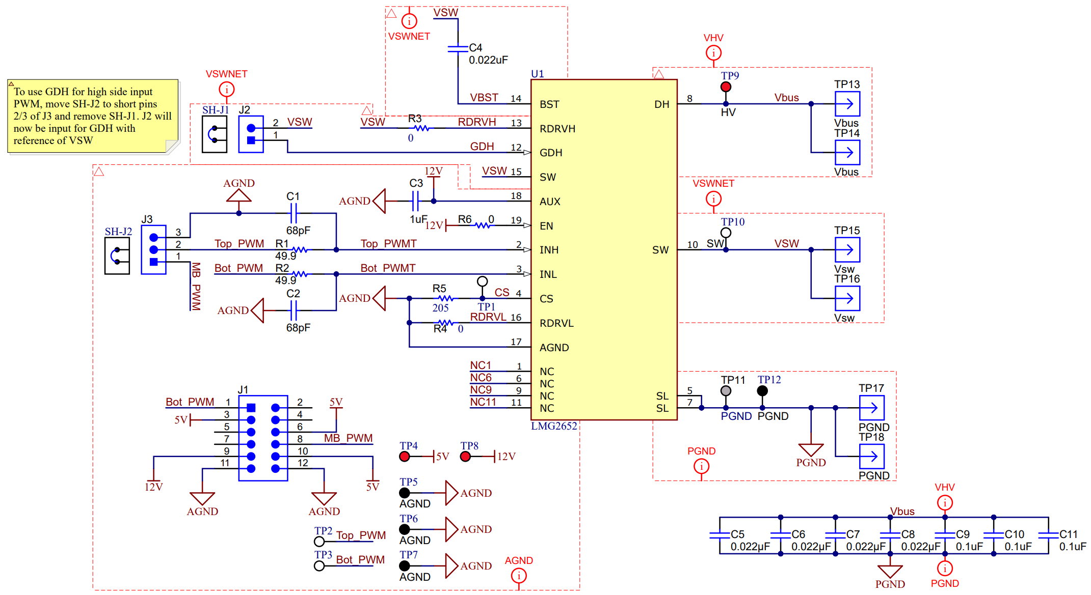 LMG2652EVM-101 LMG2652EVM-101 原理圖