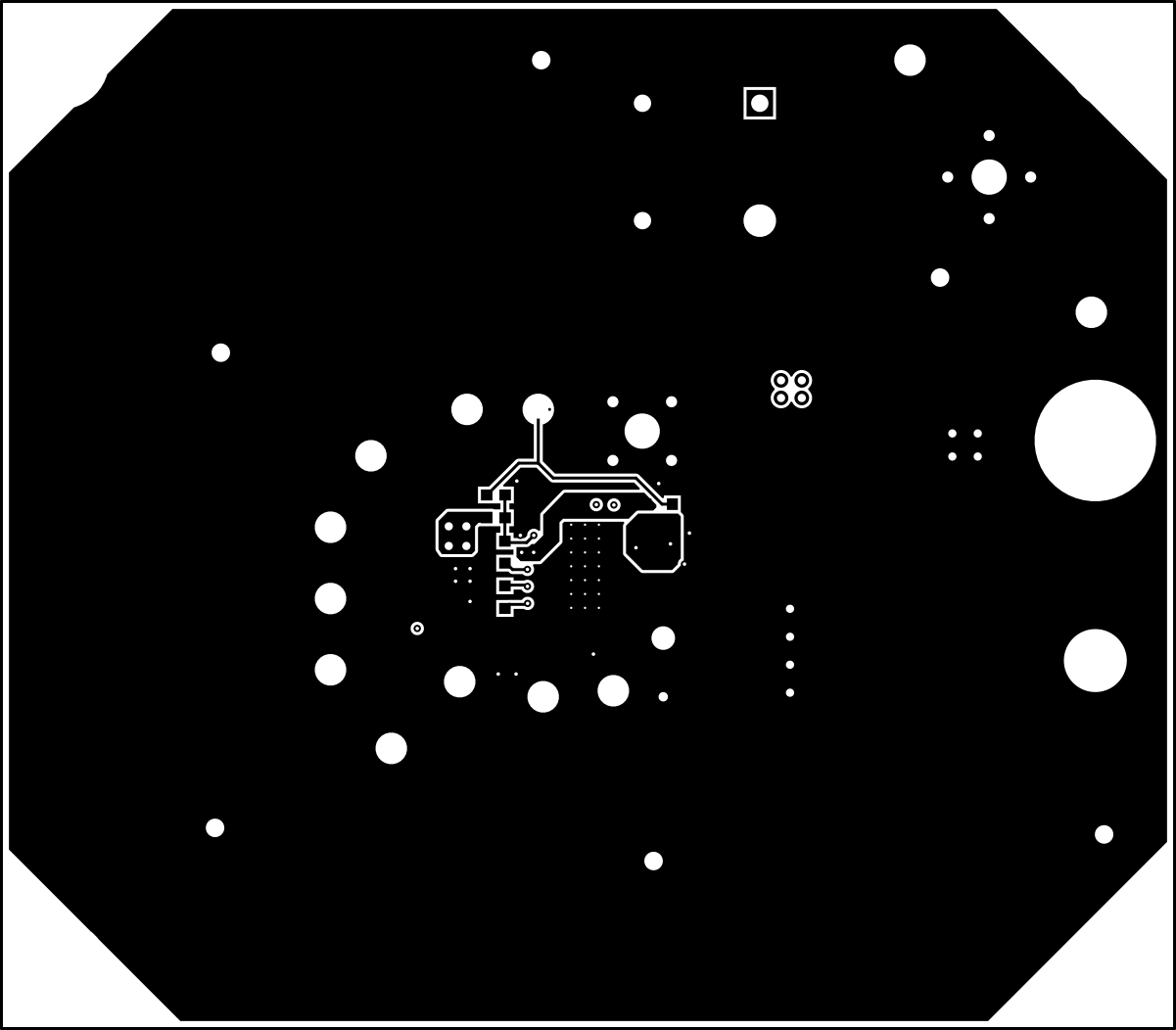 TPS7H5020EVM 第 4 層（底部）