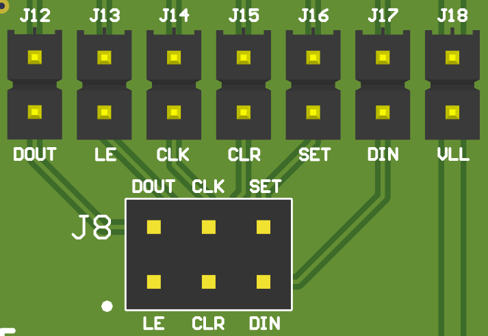 TMUX9616QFPEVM SPI 接頭