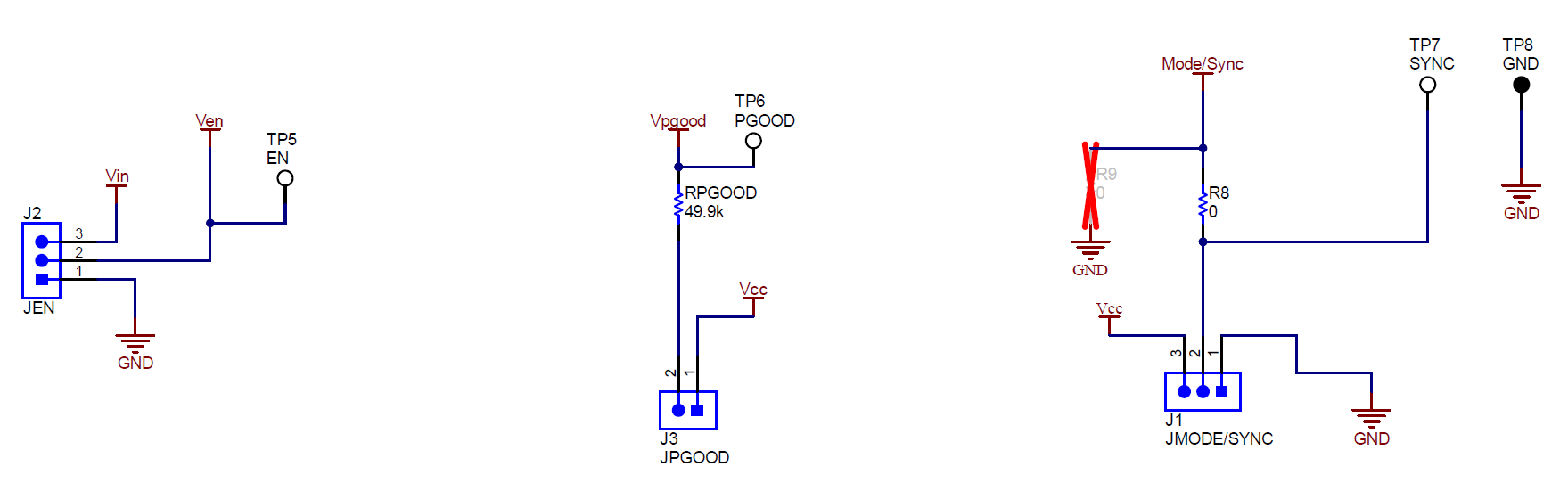TPSM33620QEVM TPSM33620QEVM 跳線原理圖