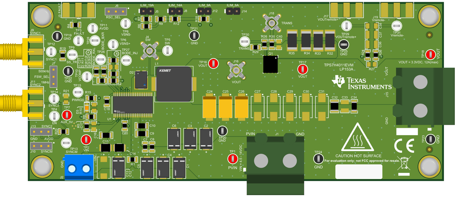TPS7H4011EVM EVM 板