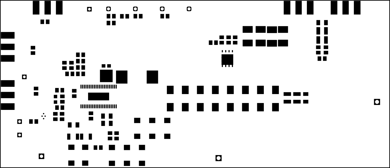 TPS7H4011EVM 頂部阻焊層