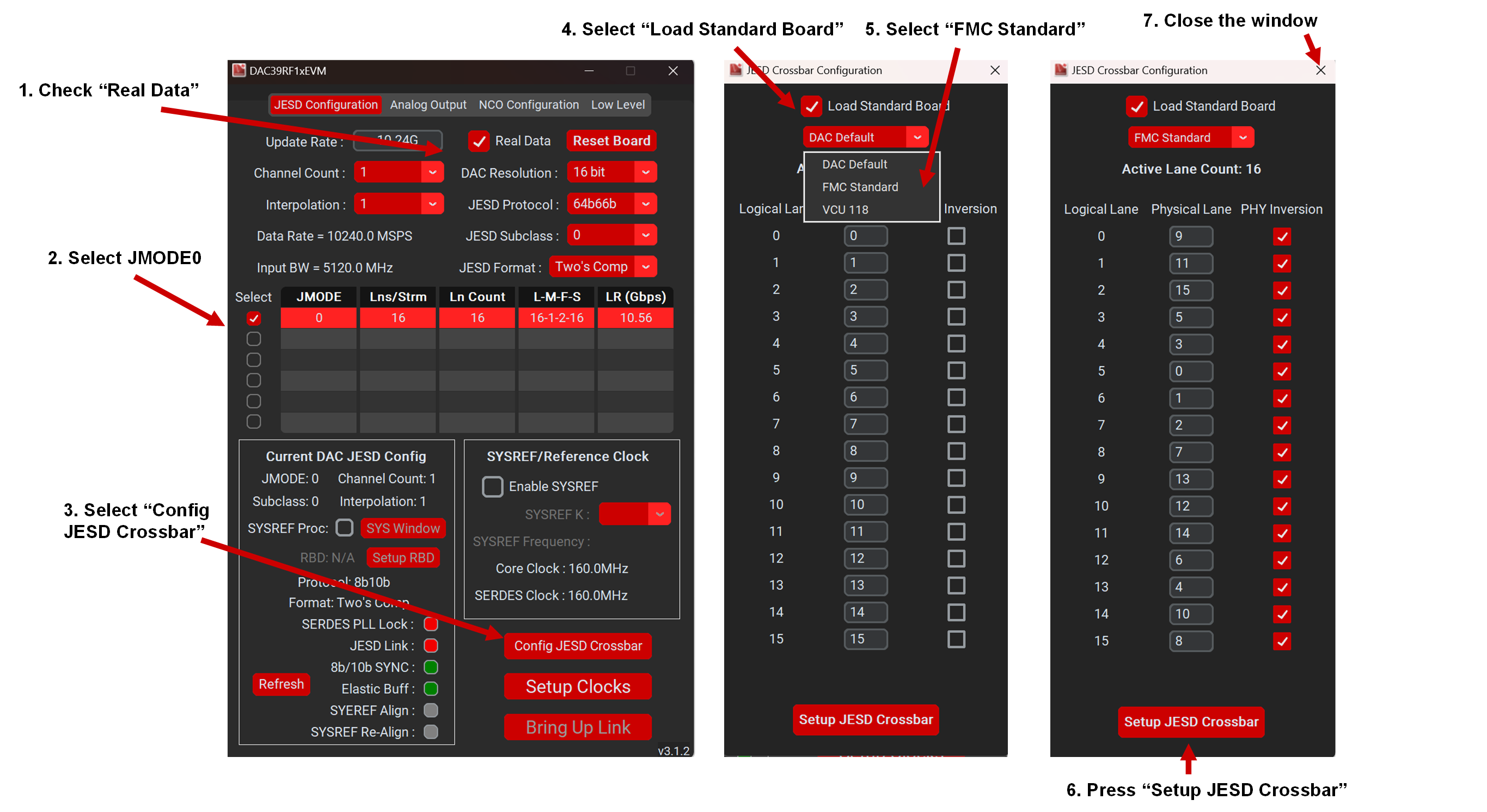 DAC39RF12EVM DAC39RF12EVM GUI 配置，第 1 部分