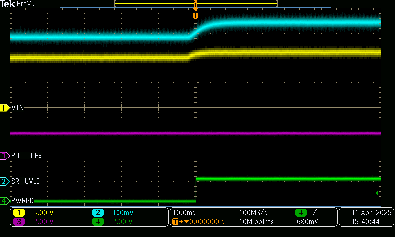 TPS7H3024EVM-CVAL 啟用使用 VIN 電阻網(wǎng)絡(luò)連接至 SR_UVLOb