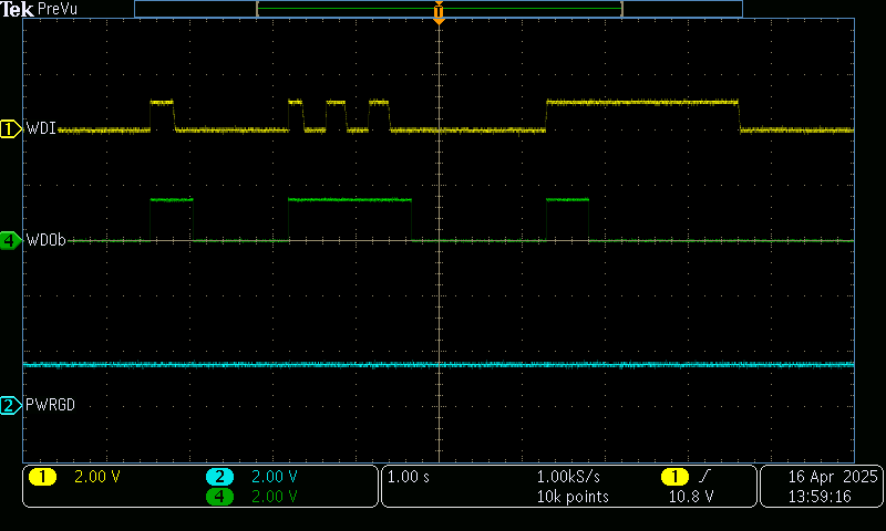 TPS7H3024EVM-CVAL WD_TMR = 56.2kOhms