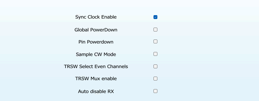 TX73L64EVM “快速設(shè)置”選項(xiàng)卡