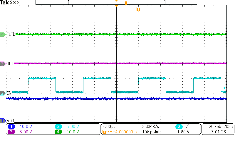 UCC57142EVM PSU #2 開啟時的參考波形