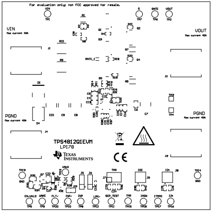 TPS4812Q1EVM TPS4812Q1EVM 電路板頂部覆蓋層