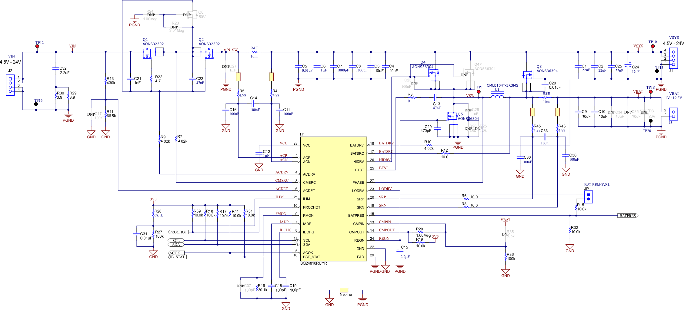 BQ24810EVM BQ24810EVM 原理圖