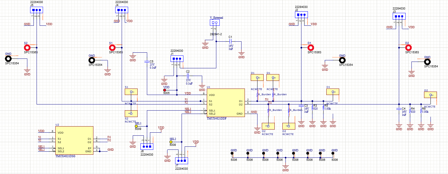 TMUX48XX-DSG-DDF-EVM TMUX48XX-DSG-DDF-EVM 原理圖