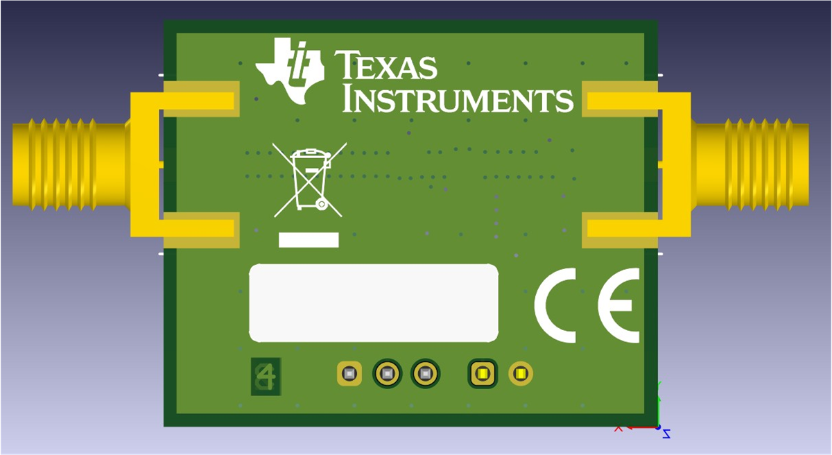 TRF3302EVM TRF3302EVM 底視圖