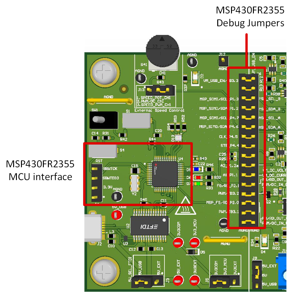 MC121EVM MSP430FR2355 MCU 接口和調(diào)試