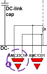  直流鏈路過壓和欠壓檢測。