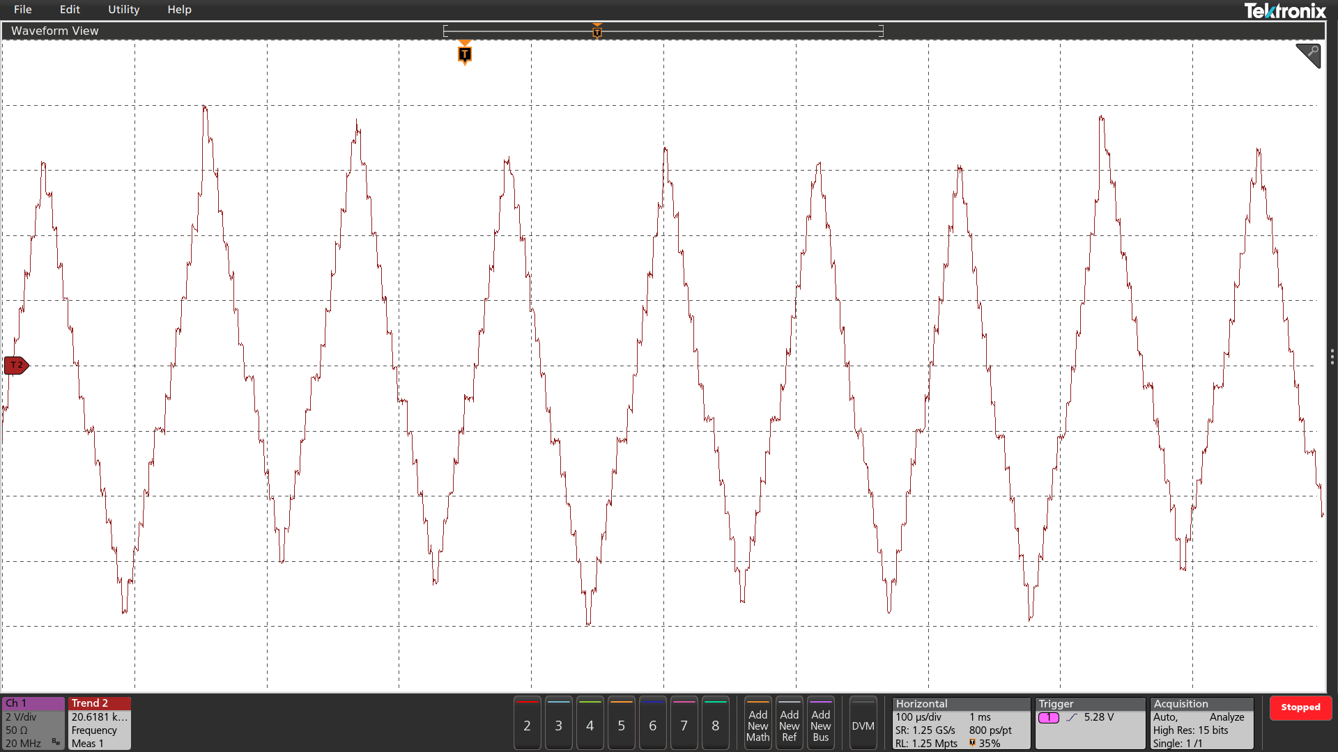  TPSM33620-Q1 上的展頻方案導(dǎo)致頻率隨時(shí)間變化