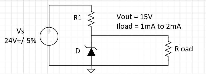  電壓調(diào)節(jié)齊納應(yīng)用示例