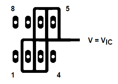 TLC272 TLC272A TLC272B TLC277 器件輸入端周圍的隔離金屬（JG 和 P 封裝）