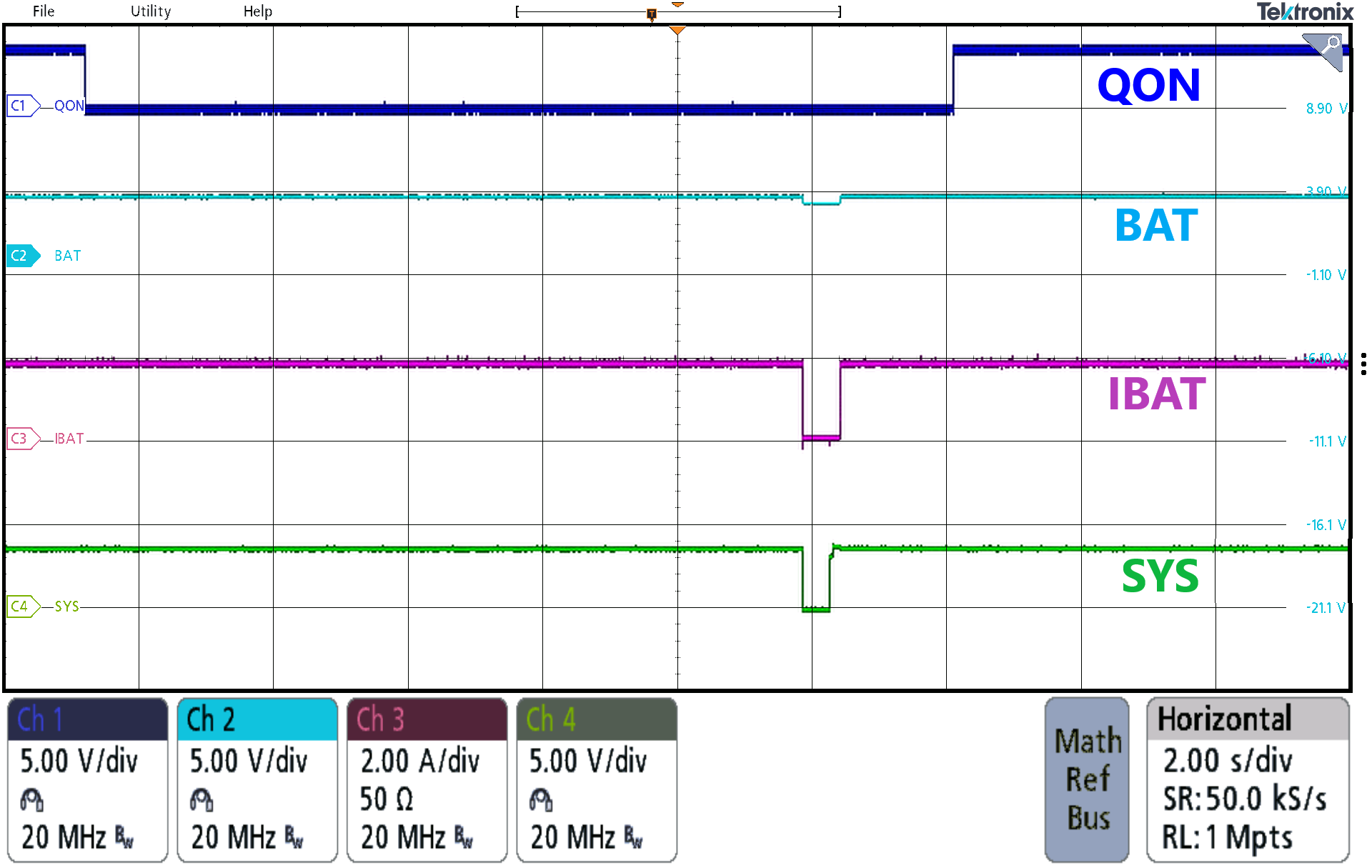 BQ24138 VBUS 存在時(shí)由 QON 進(jìn)行系統(tǒng)復(fù)位