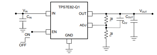  使用反饋電阻器設(shè)置輸出電壓