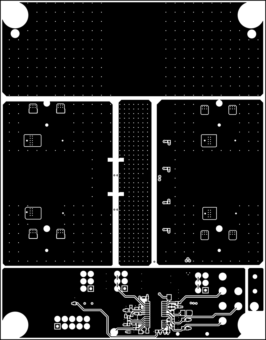 LM5066H1EVM LM5066H1EVM 電路板：底層