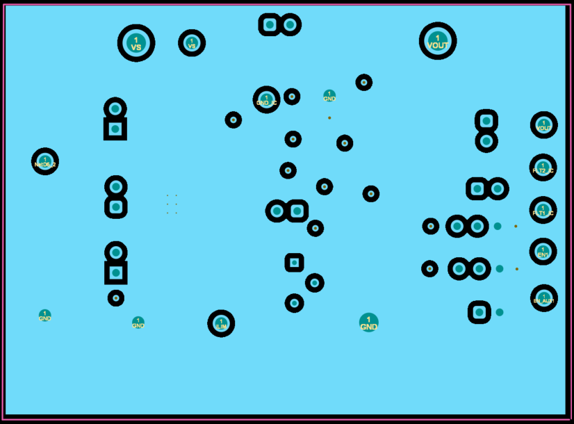 TPS1HC120Q1EVM TPS1HC120Q1EVM 第三層（接地）